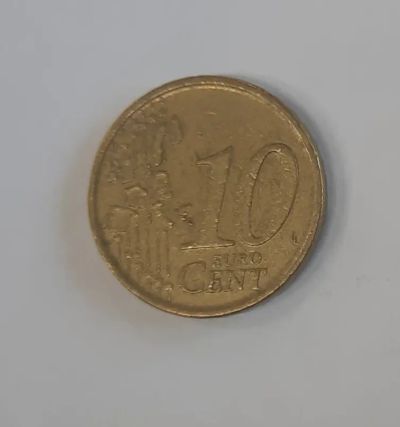 Лот: 19981154. Фото: 1. Монета Испания 10 евроцентов 1999г. Европа
