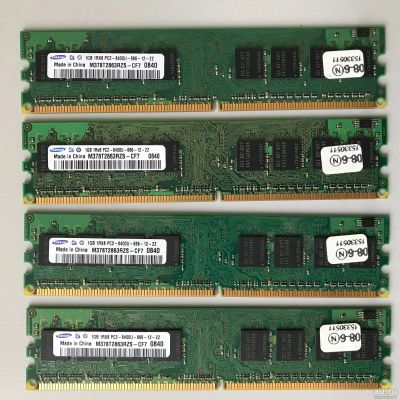 Лот: 12782993. Фото: 1. Оперативная Память DDR2 1Gb Samsung... Оперативная память