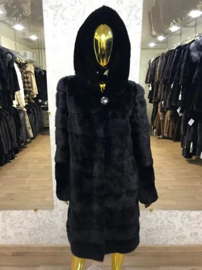 Лот: 11148961. Фото: 1. Шуба Норковая Новая Поперечка... Верхняя одежда