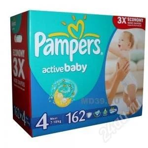 Лот: 1562905. Фото: 1. pampers active baby подгузники... Детская гигиена
