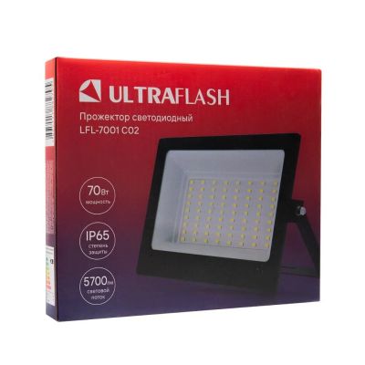 Лот: 24116660. Фото: 1. Прожектор светодиодный, Ultraflash... Уличное освещение