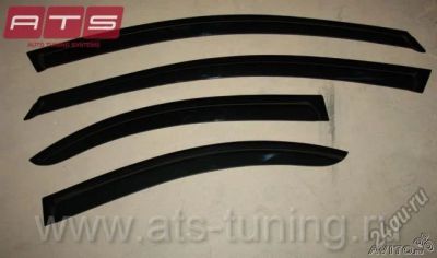 Лот: 5929104. Фото: 1. Дефлекторы окон Black polycarbonate... Детали тюнинга