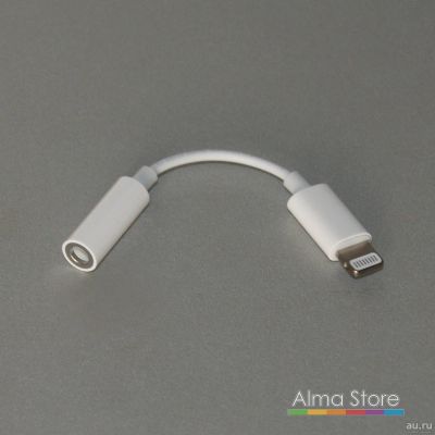Лот: 18922899. Фото: 1. [б/у] Apple Lightning to HeadPhone... Дата-кабели, переходники