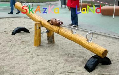 Лот: 7716539. Фото: 1. Качели балансир " Бобер". Ходунки, прыгунки, качели
