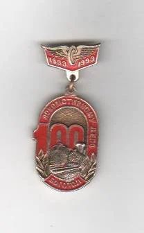 Лот: 8626724. Фото: 1. Знак на подвеске: г. Боготол... Юбилейные