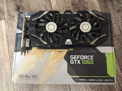 Лот: 18621105. Фото: 1. Видеокарта Nvidia MSI GTX 1060... Видеокарты