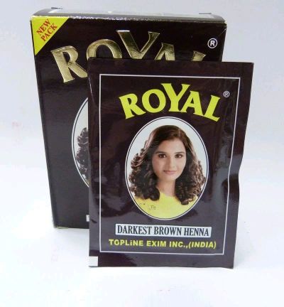 Лот: 13970402. Фото: 1. Хна Royal Darkest Brown (тёмно... Уход за волосами 