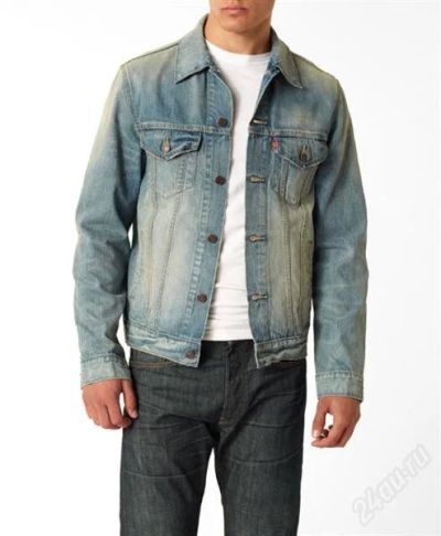 Лот: 1669473. Фото: 1. Джинсовая куртка Levis Slim Fit... Верхняя одежда