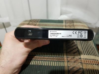 Лот: 11161428. Фото: 1. Внешний DVD-RW привод Transcend. Приводы CD, DVD, BR, FDD