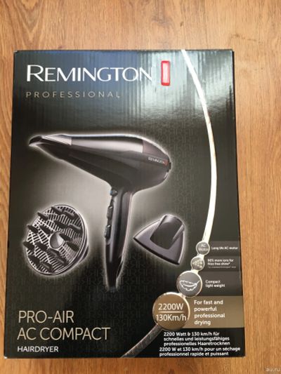 Лот: 14854279. Фото: 1. Фен Remington PRO- Air AC Compact... Укладка и стрижка волос, бритьё, эпиляция