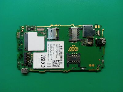 Лот: 10862539. Фото: 1. неисправная основная плата Alcatel... Микросхемы