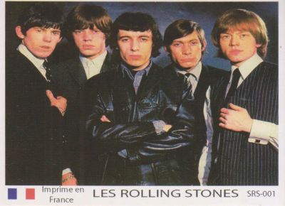 Лот: 10613508. Фото: 1. Rolling Stones коллекционная карточка... Наклейки, фантики, вкладыши