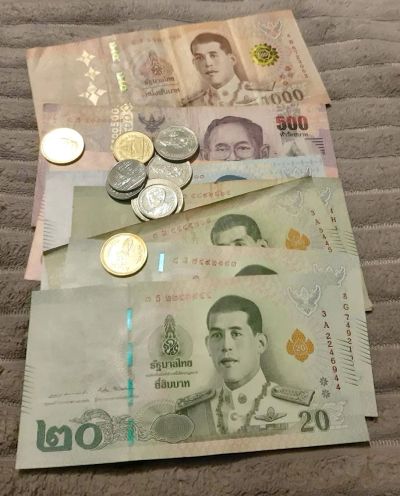 Лот: 19895531. Фото: 1. THB тайские баты. Азия