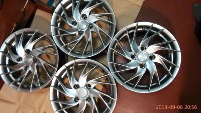 Лот: 3148345. Фото: 1. Комплект литья K&K (R14 , 5.5... Диски