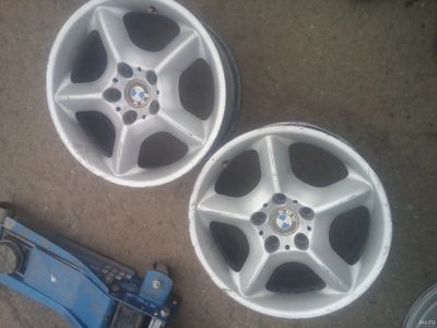 Лот: 14906153. Фото: 1. 2 шт. Литье BMW R-17(5x120),7... Диски