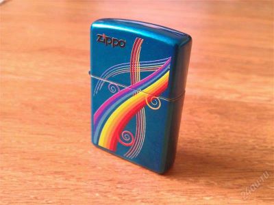 Лот: 1184127. Фото: 1. Zippo Радуга Оригинал USA. Сувенирные мелочи