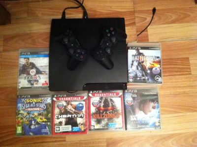Лот: 5715462. Фото: 1. Play Station 3 (отличный комплект... Игровые приставки, консоли