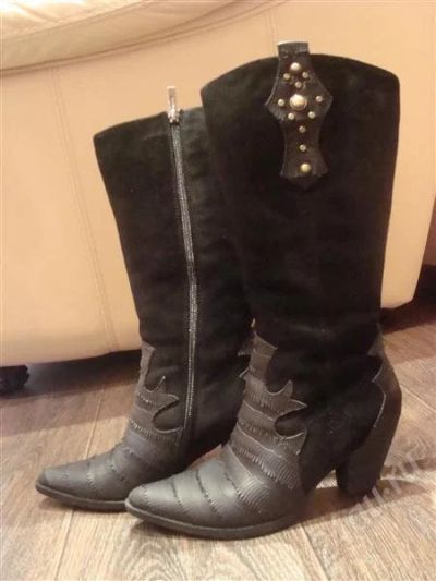 Лот: 603340. Фото: 1. Зимние сапоги 35 р-р. Сапоги