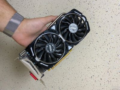 Лот: 17877311. Фото: 1. Видеокарта MSI AMD Radeon RX 570... Видеокарты