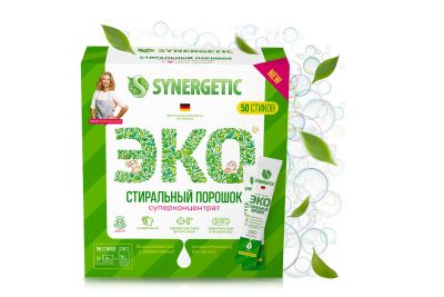 Лот: 23615044. Фото: 1. Стиральный порошок SYNERGETIC. Бытовая химия
