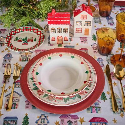 Лот: 25735090. Фото: 1. Скатерть Andrea Fontebasso Christmas... Гирлянды, шарики, новогодние аксессуары