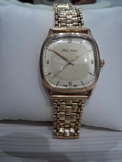Лот: 6515011. Фото: 1. Часы наручные швейцарские золотые... Драгоценные наручные часы
