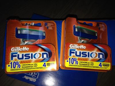 Лот: 3704361. Фото: 1. Сменные кассеты Gillette Fusion... Средства личной гигиены 