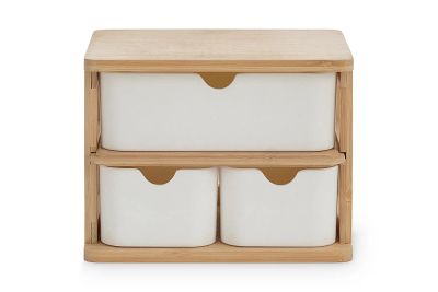 Лот: 23615210. Фото: 1. Органайзер MITTE Bamboo. Аксессуары для ванной