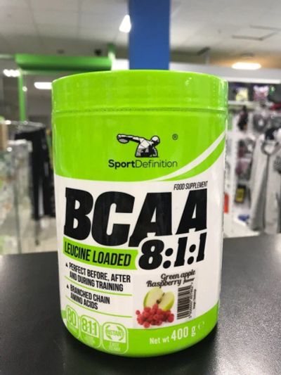 Лот: 10103088. Фото: 1. BCAA 8:1:1 400 гр. Sport Definition... Спортивное питание, витамины