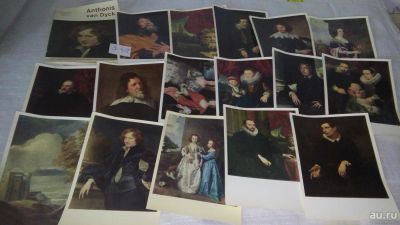 Лот: 8583278. Фото: 1. Антонис ван Дейк. Комплект из... Открытки, конверты