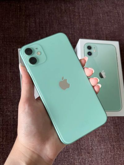 Лот: 19433302. Фото: 1. iPhone 11 зелёный 64. Смартфоны