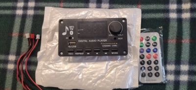 Лот: 21993672. Фото: 1. Mp3-плеер с Bluetooth 5,0, 2x40... FM-модуляторы, трансмиттеры