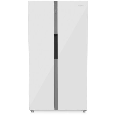 Лот: 24435610. Фото: 1. Холодильник ZUGEL ZRSS630W, белое... Холодильники, морозильные камеры