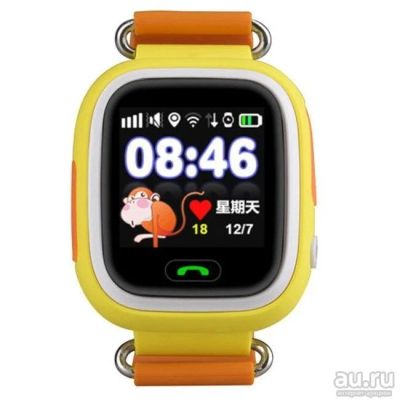 Лот: 9753086. Фото: 1. Умные детские часы с GPS трекером... Смарт-часы, фитнес-браслеты, аксессуары
