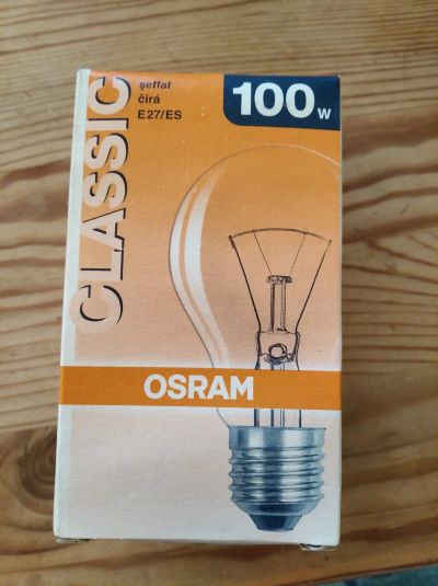 Лот: 16475903. Фото: 1. лампочка OSRAM classic е27 100w. Лампочки