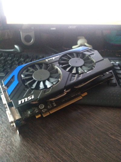 Лот: 15619545. Фото: 1. MSI N650Ti limited edition. Видеокарты