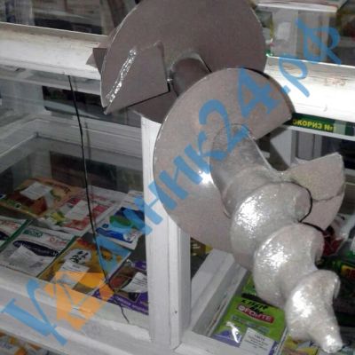 Лот: 8564871. Фото: 1. Бур / ручной / дачный / 2 шнековый... Ручной инструмент