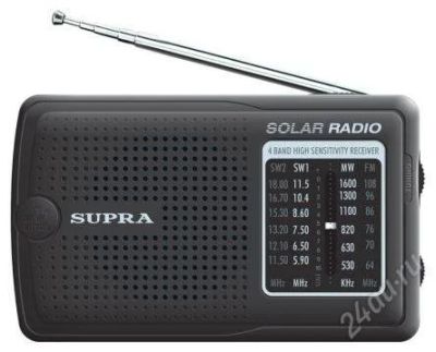 Лот: 2556781. Фото: 1. Радиоприемник SUPRA ST-111 black... Тюнеры, радиоприёмники