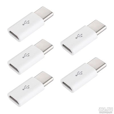 Лот: 15894601. Фото: 1. Переходник micro USB — Type-C... Дата-кабели, переходники