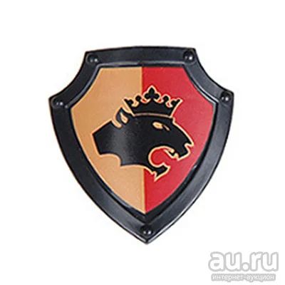 Лот: 15255970. Фото: 1. Рыцарский щит с красно-чёрным... Конструкторы