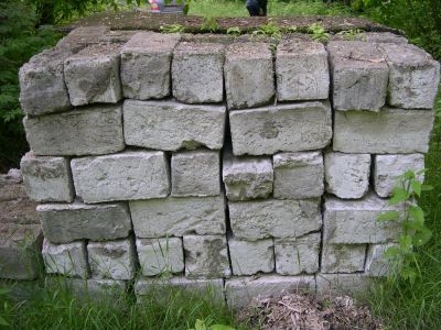 Лот: 3161327. Фото: 1. Блоки 20*20*40 б/у. Блоки, кирпич, брусчатка