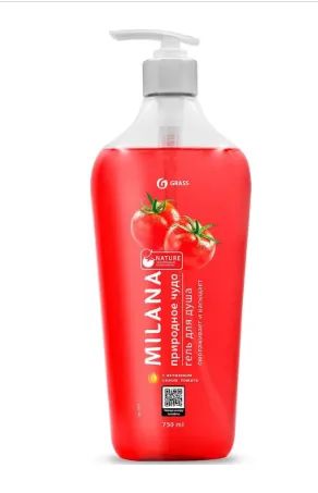 Гель для душа Grass Miiana Природное чудо с маслом семян моркови 750мл ...