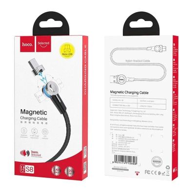 Лот: 21430799. Фото: 1. Кабель USB Hoco S8 Micro магнитный... Дата-кабели, переходники