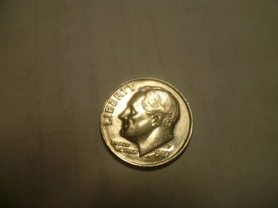 Лот: 6824651. Фото: 1. One Dime 1987 Liberty. Америка