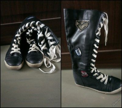 Лот: 4390095. Фото: 1. Кеды черные. Кеды, кроссовки, слипоны