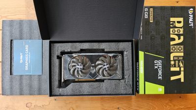 Лот: 25396121. Фото: 1. Видеокарта Palit gtx 1660 super. Видеокарты