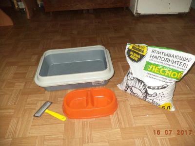 Лот: 9976184. Фото: 1. все для кошки или кота. Миски, лотки, наполнители