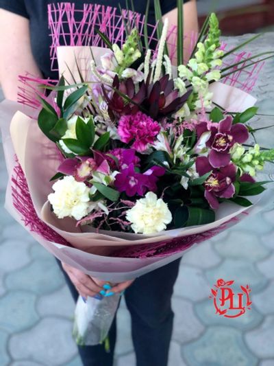 Лот: 14171637. Фото: 1. Лот № 810 Букет - 2900р. Свежие цветы