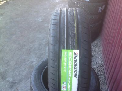 Лот: 9336853. Фото: 1. 205 55r16 Bridgestone Ecopia EP-200... Шины