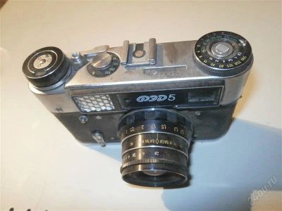 Лот: 2091061. Фото: 1. Ретро фотоаппарат!!! Фэд 5. Плёночные дальномерные, шкальные